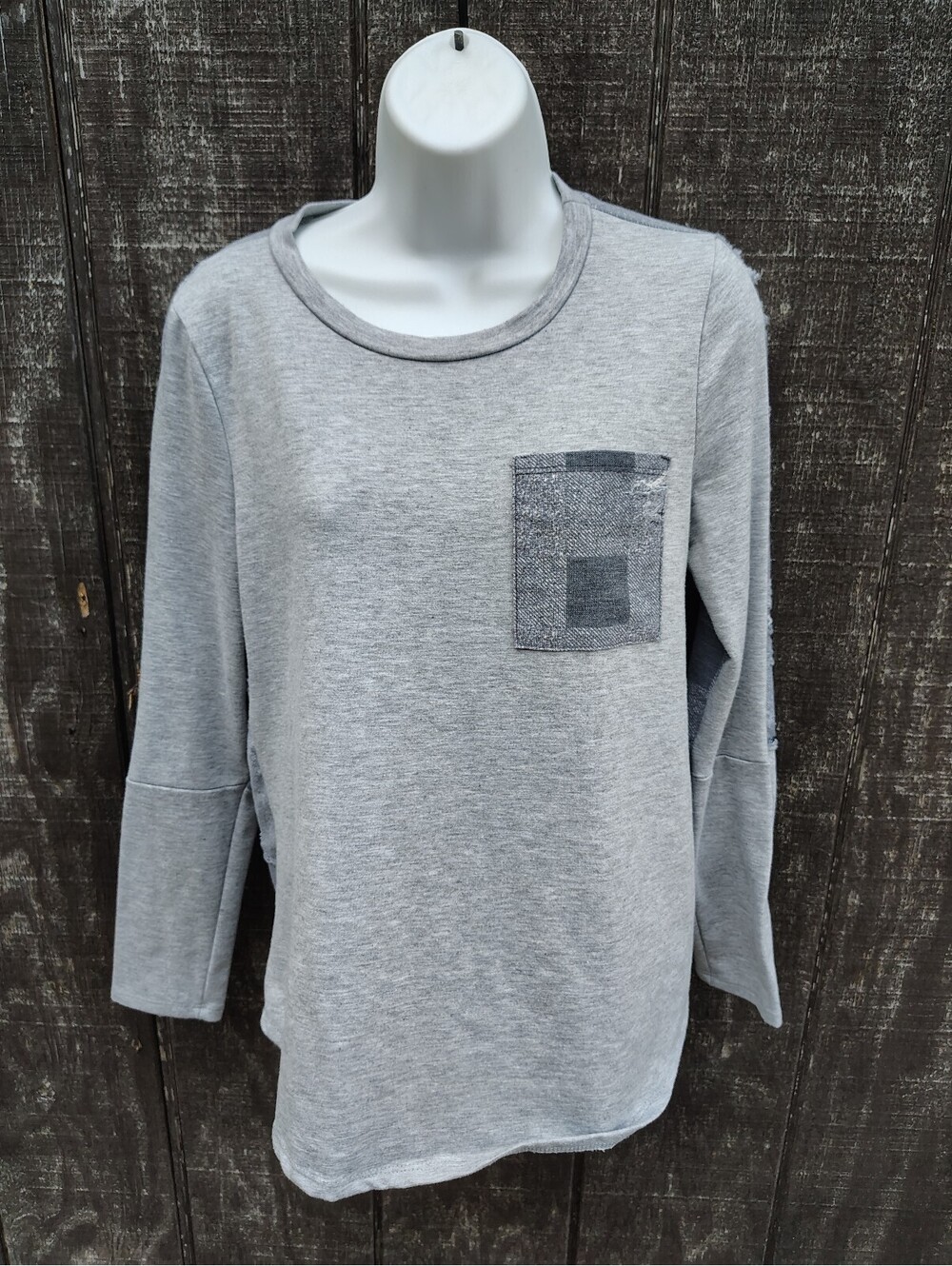 12 P.M. by Mon Ami Distressed Top